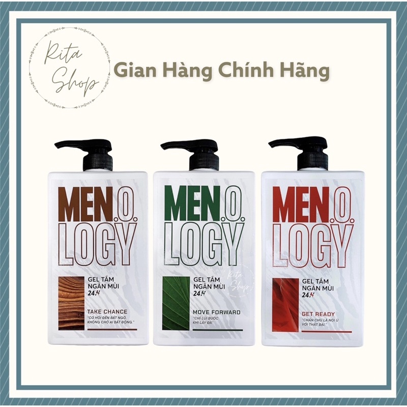 Gel tắm ngăn mùi 24h MEN.O.LOGY 630ml