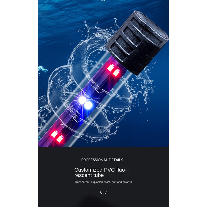 Đèn LED Trang Trí Bể Cá Chống Thấm Nước Ba Màu Sắc