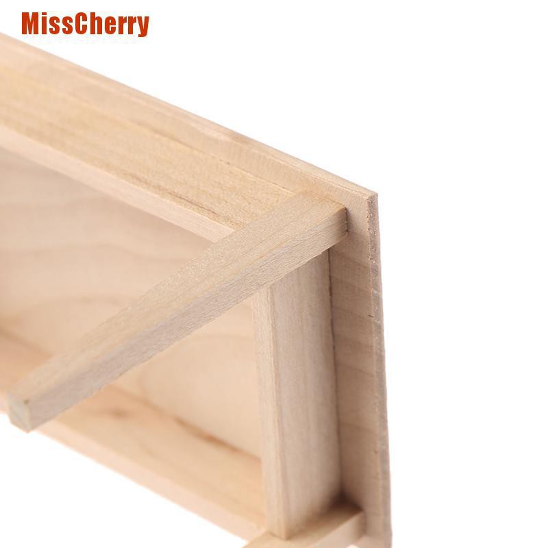 Mô Hình Bàn Chữ Nhật Bằng Gỗ Trang Trí Nhà Búp Bê