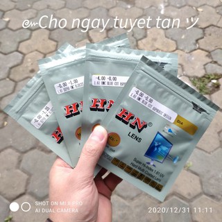 Tròng Blue Cut HN Lens Hà Hơi Nổi Chữ