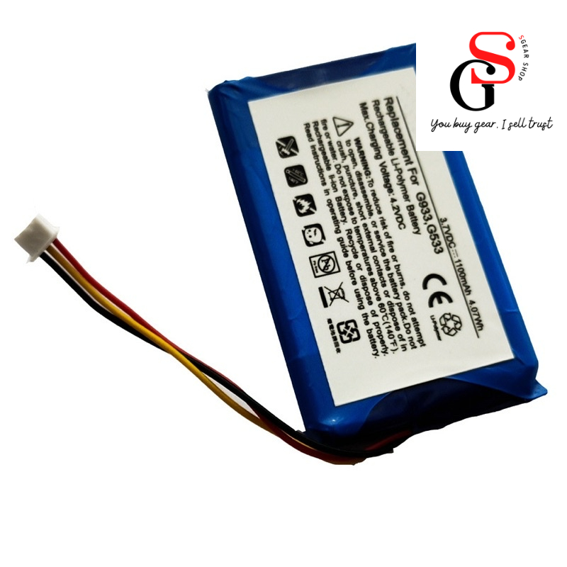 Pin thay thế cho tai nghe logitech G933 G533