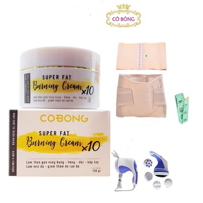 BỘ 2 HỘP Kem Tan Mỡ Cô Bông 150g Giảm Mỡ Bụng Kèm Thước Dây, Kèm quà tặng