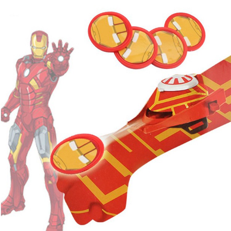 Găng tay bắn đĩa Avengers phim Biệt đội siêu anh hùng,đồ chơi,quà Sinh nhật cho trẻ em lứa tuổi 5+