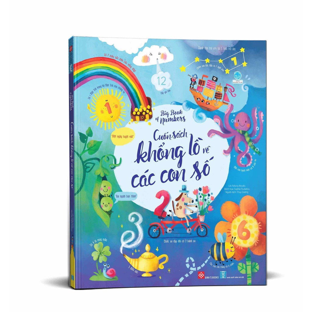 Sách Big Book of numbers - Cuốn sách khổng lồ về các con số