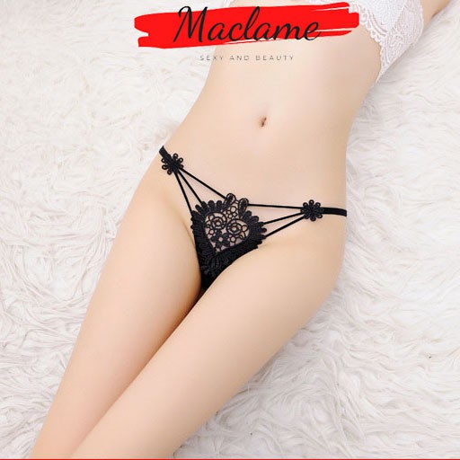 Quần Lót Lọt Khe Thêu Ren Đơn Giản Tam Giác Quyến Rũ Khoe Vòng 3 LK02 | BigBuy360 - bigbuy360.vn
