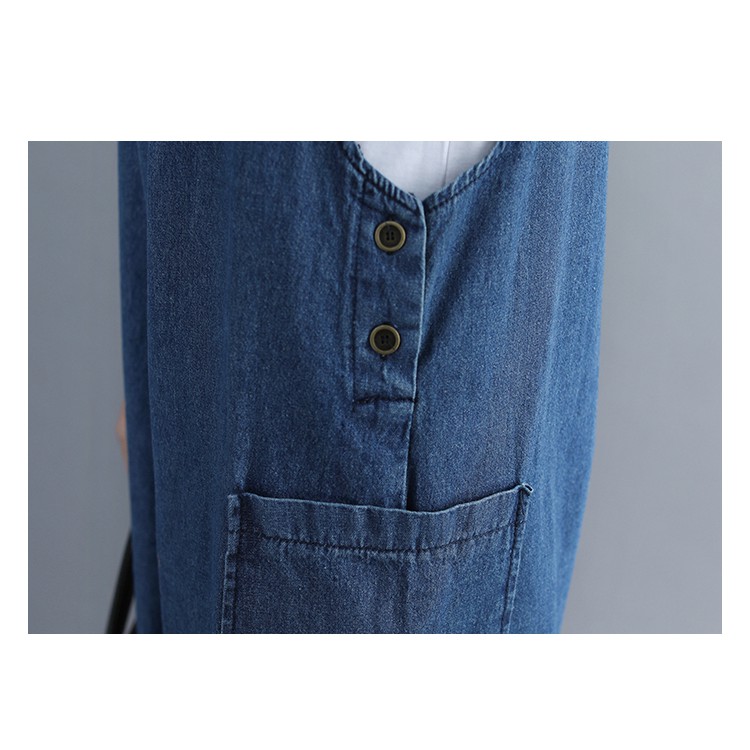 [ORDER] Yếm denim bigsize (fit đến 80kg) | BigBuy360 - bigbuy360.vn