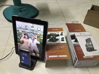 Dock sạc đôi cho iphone ipod và ipad