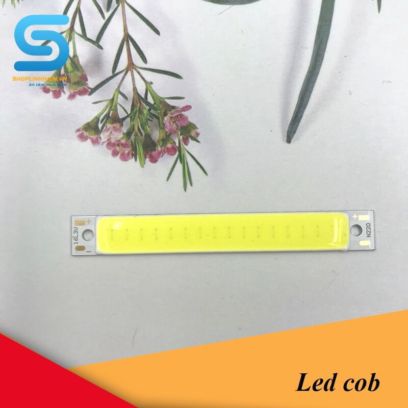 Thanh LED COB 1W 3-3.7V Sáng Trắng 60x8MM