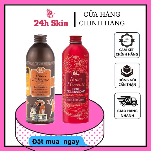 Sữa Tắm Nước Hoa Tesori D'Oriente Bath Cream, nội địa không tem