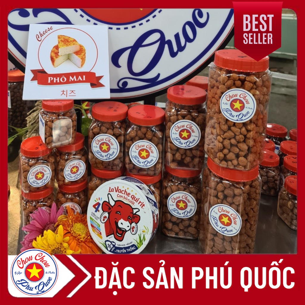 Vị Phô Mai Đậu Phộng CHOUCHOU Phú Quốc Thơm Giòn Tan