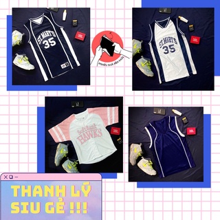Áo Bóng Rổ / Áo Bóng Chày Mỹ Unisex 2hand