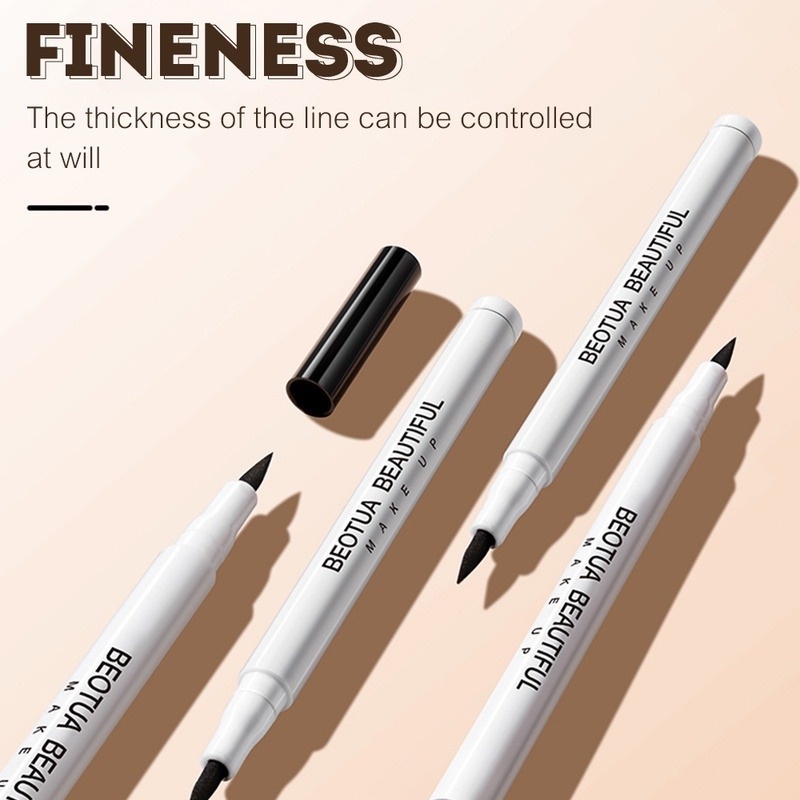 Bút Kẻ Mắt 3 Màu Nhanh Khô Chống Thấm Nước Không Nhòe Lâu Trôi Tự Nhiên