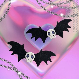 Kẹp Tóc Hình Cánh Dơi Hóa Trang halloween y2k