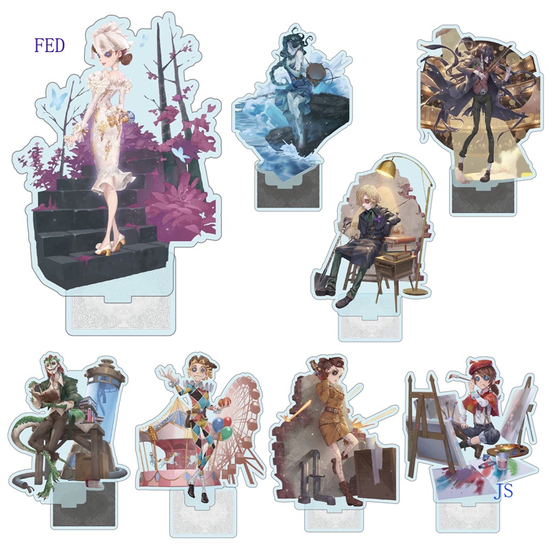 Mô Hình Nhân Vật Hoạt Hình Identity V Đứng Bằng Acrylic Trang Trí Bàn Làm Việc