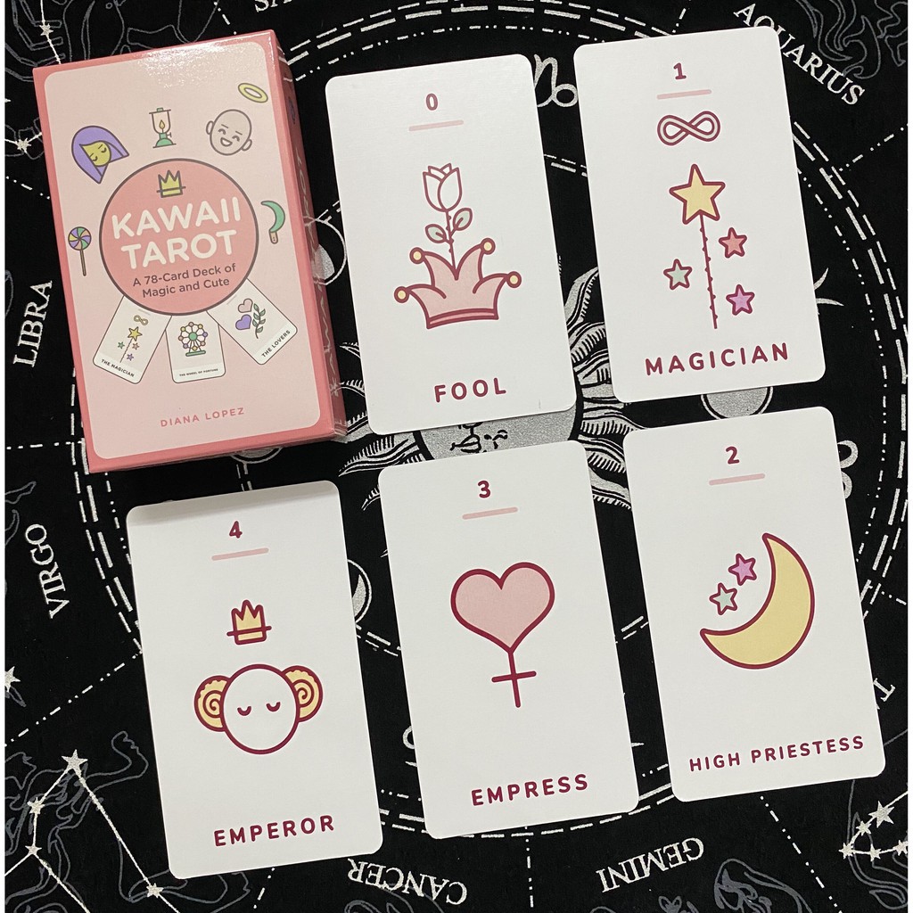 Bộ Bài Tarot Kawaii Dễ Thương