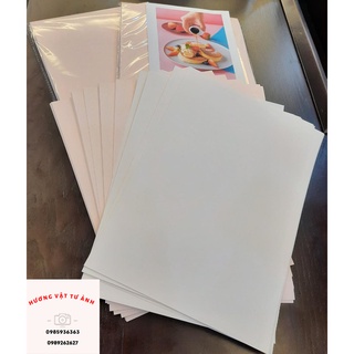 Combo 5 tập Giấy in chuyển nhiệt đế hồng A4