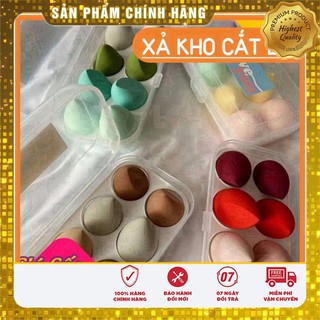 [Xả Kho Hàng Tồn]  Hộp 8 Bông Mút Tán Kem Nền (Mút trang điểm) AWESOME
