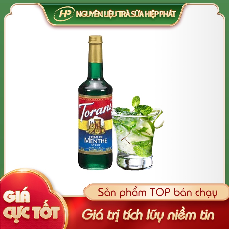 Syrup TORANI Bạc Hà Xanh 750ml - [THƠM DỊU] - SP010148 - Nguyên liệu trà sữa HIỆP PHÁT
