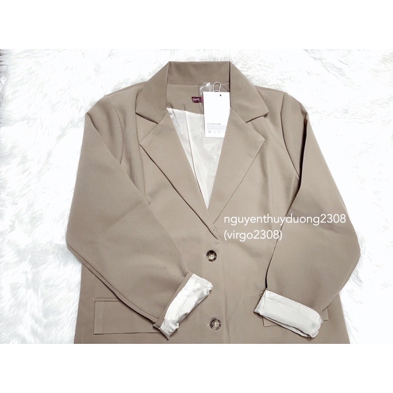 [Hàng sẵn]Áo blazer 2 lớp phong cách Hàn quốc-Áo vest nâu sang chảnh | WebRaoVat - webraovat.net.vn