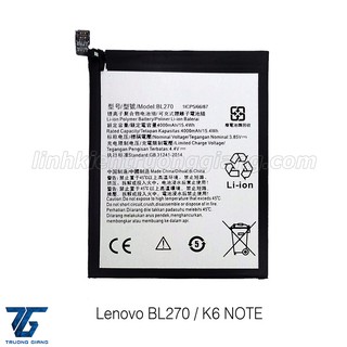 Pin Lenovo Vibe K6 Note K53A48 - Pin.Lenovo.BL270 XỊN BẢO HÀNH 3 THÁNG