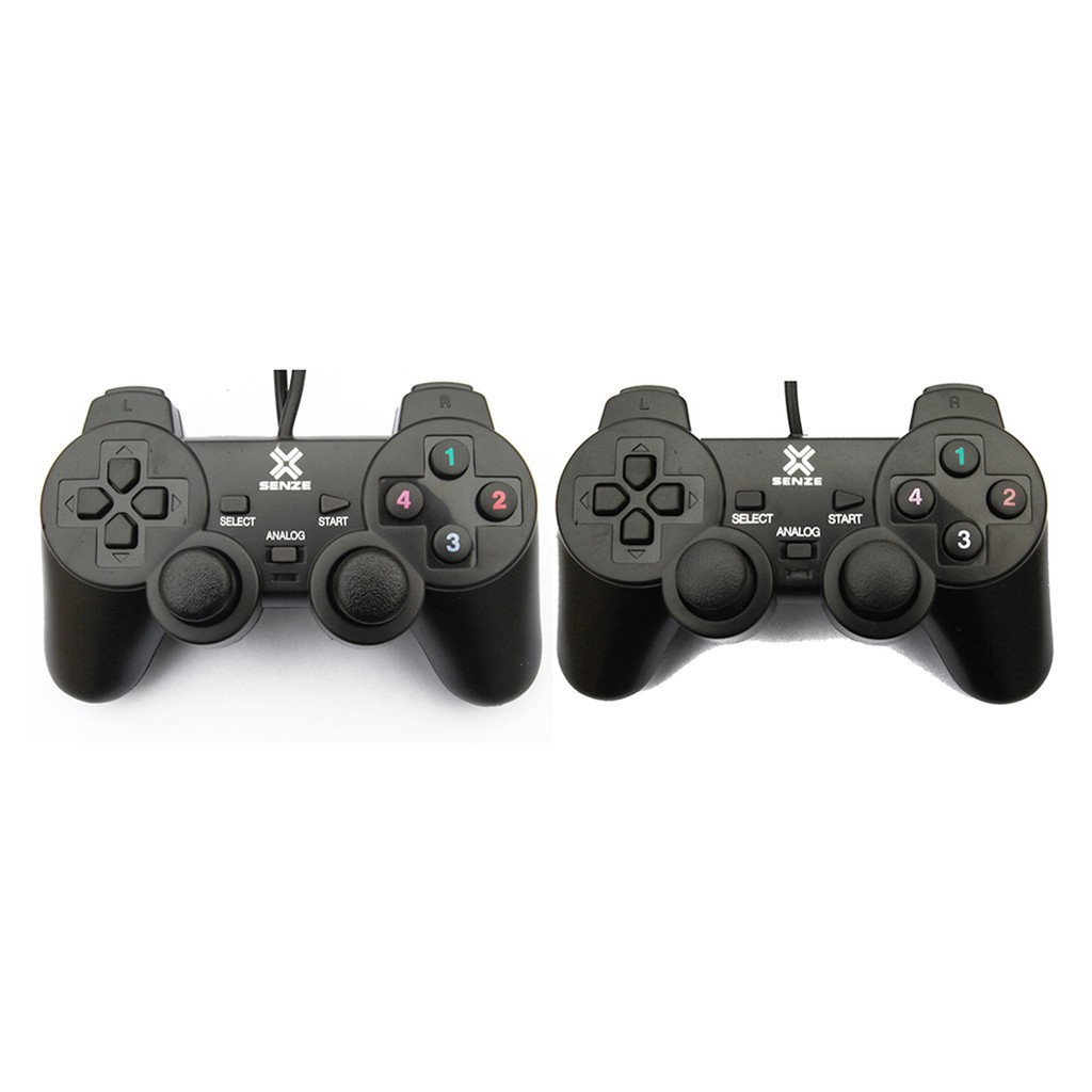 Tay Cầm Game Đôi, Gamepad Senze SZ-702A Có Rung Cổng Usb Cho PC, Laptop