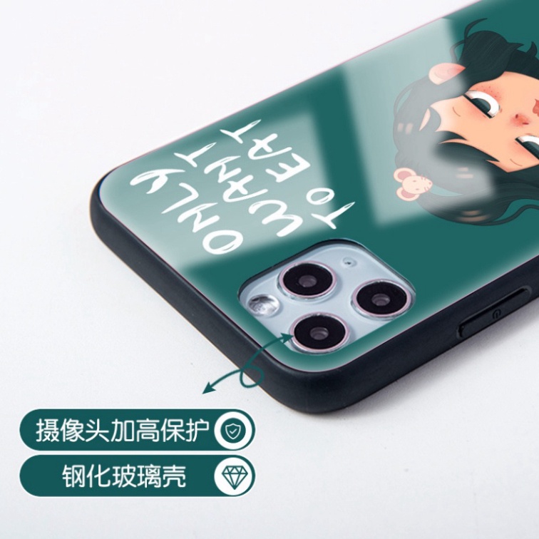 Ốp lưng iphone 6, 7, 8 Plus, X, XS, XR, XSMAX, 11, 11PRO, 11 PROMAX, 12, 13 PROMAX người con gái ÁO ĐỎ NỀN XANH TO EAT B