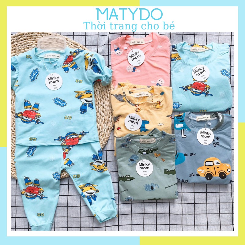Bộ quần áo trẻ em MATYDO bộ dài tay cotton mềm mại cho bé giá rẻ