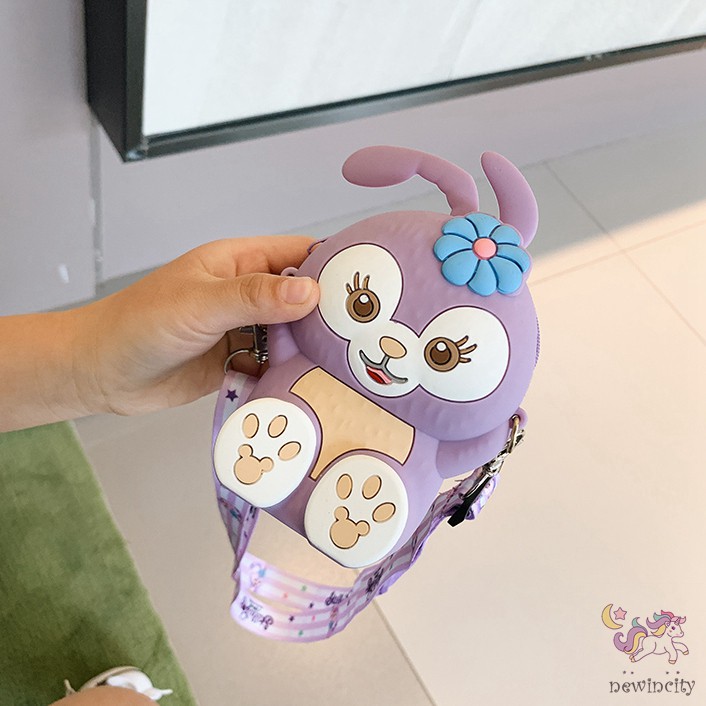 Túi đeo chéo thiết kế hoạt hình dễ thương phong cách Hàn Quốc