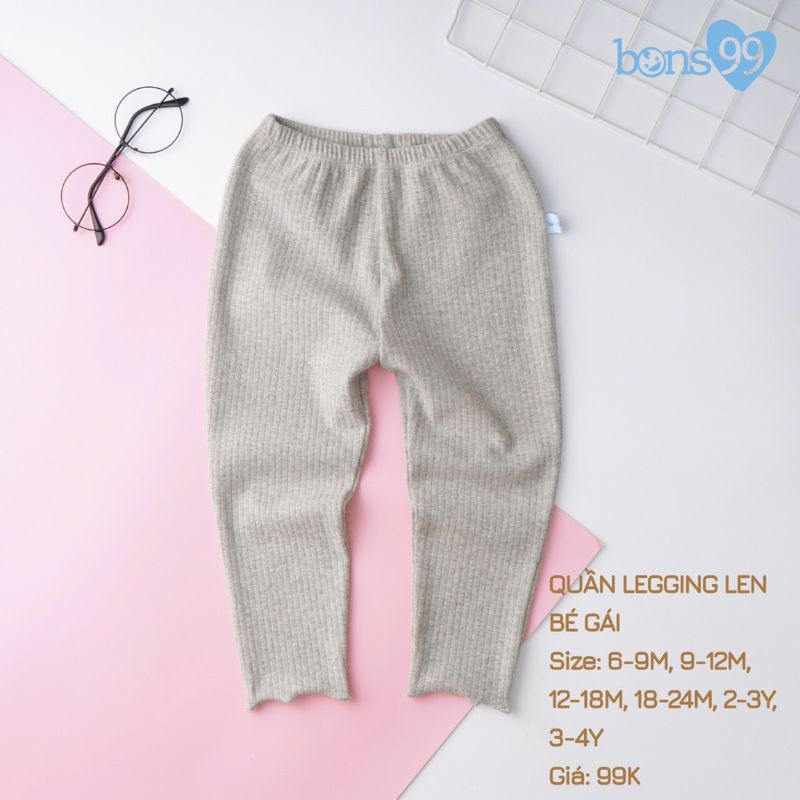 Bons99 - Quần len legging Bons99 hàng đẹp cho bé 6-16kg