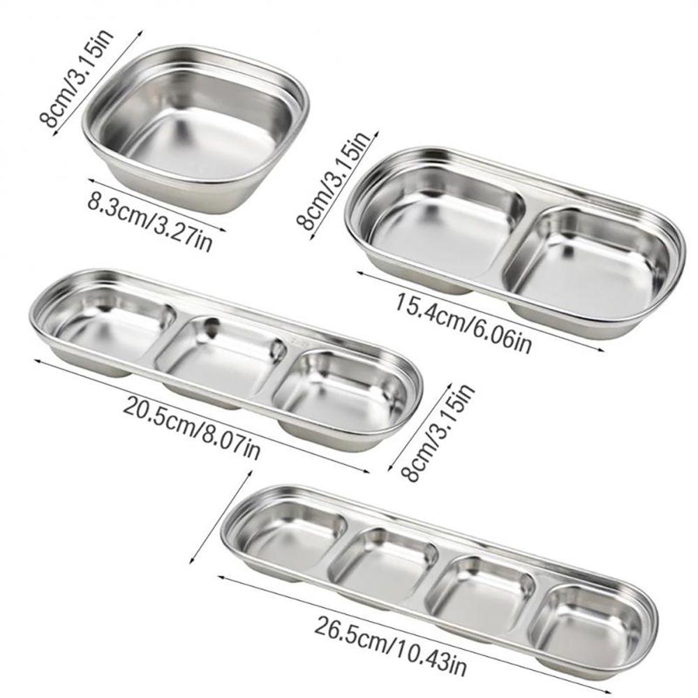 Bình Đựng Dầu Ăn Chia Ngăn Bằng Thép Không Gỉ Tiện Dụng