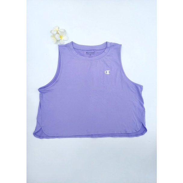 Áo Thun Sát Nách Croptop Logo CHAM.PION Bảng Màu Đẹp Form Rộng Thoải Mái Hot Hit 2022- Hàng VNXK