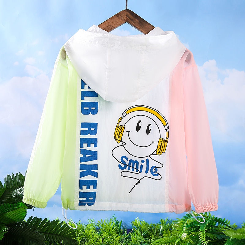 Áo Khoác Chống Nắng Mùa Hè Siêu Mỏng Thoáng Khí Dễ Thương Phong Cách Mới Bara Online ip Cho Bé Gái Sk