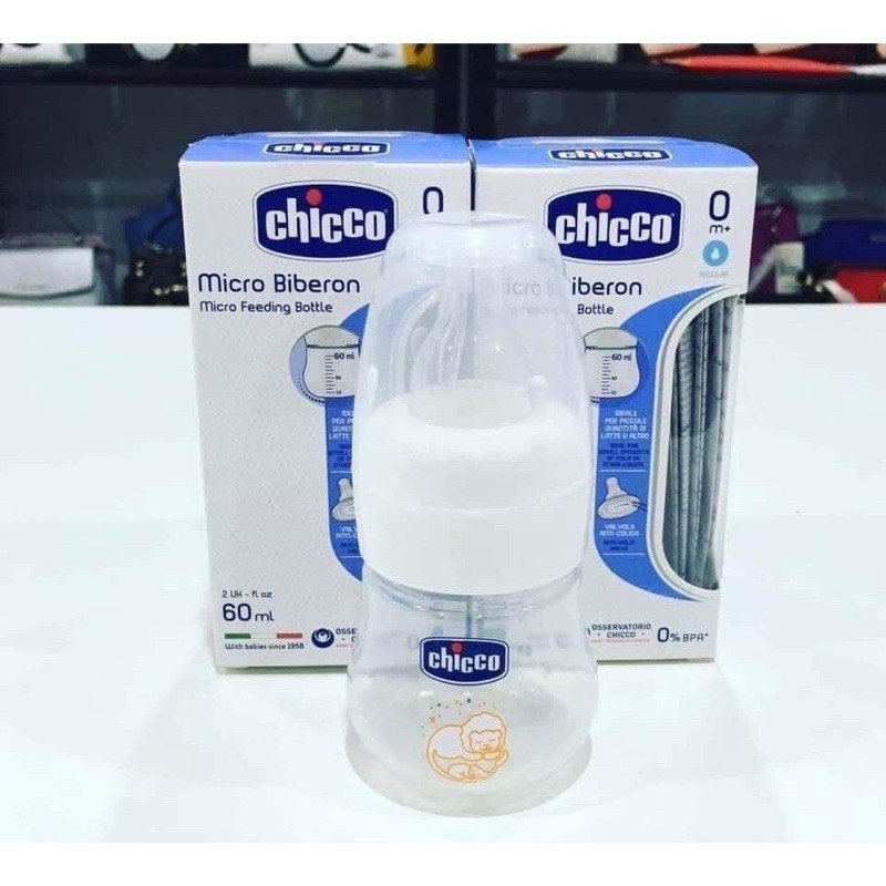 BÌNH SỮA SƠ SINH CHICCO 60ML