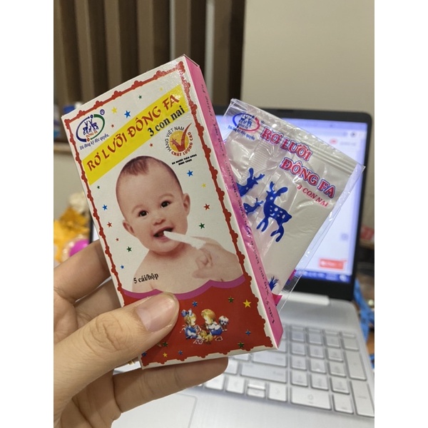 1 HỘP Rơ lưỡi Đông Pha cho bé (1 hộp 5 cái)