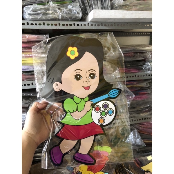 Tranh mút bitis dùng trang trí mầm non