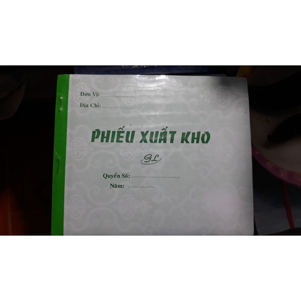 Phiếu xuất kho - phiếu nhập kho 2 liên A5 (16x20) 100 tờ