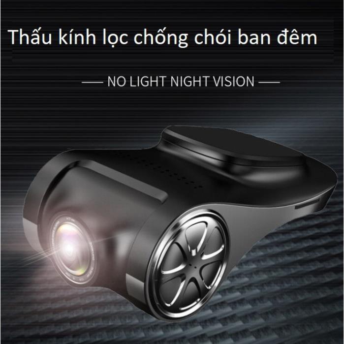 Camera hành trình U6 FullHD 1080p cho màn android ô tô ADAS cam siêu nét quay đêm tốt