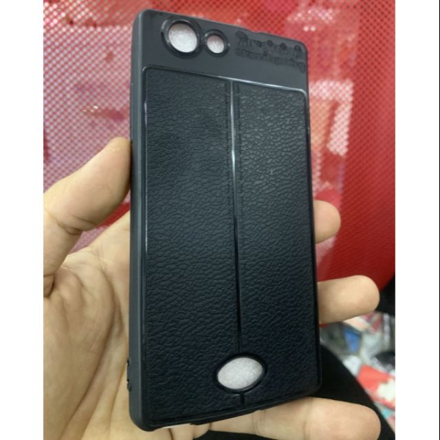 Ốp lưng Oppo A31/neo5 dẻo đen vân da