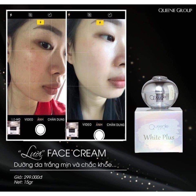 CHÍNH HÃNG - KEM FACE LƯỜI CREAM QUEENIE 15GR | BigBuy360 - bigbuy360.vn