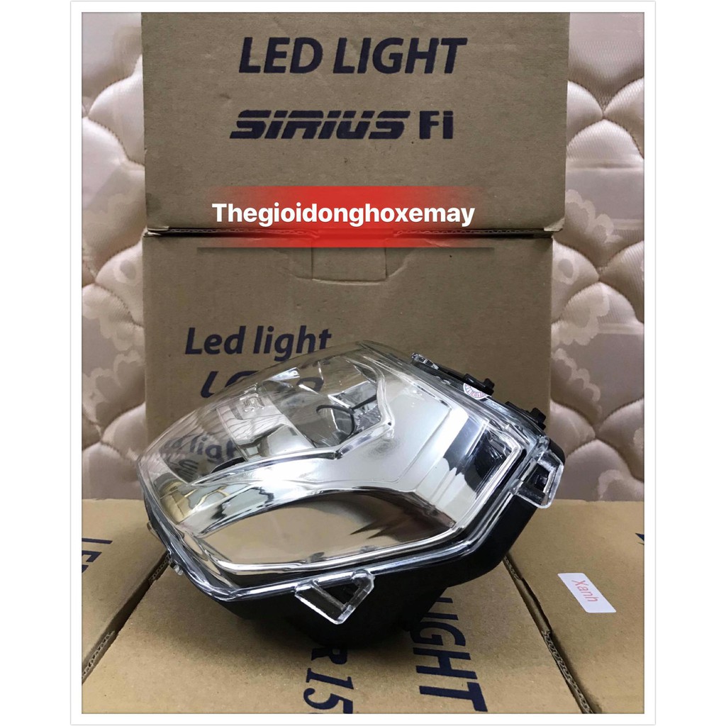 đèn pha led 2 tầng cao cấp LED LIGHT cho xe Sirius FI