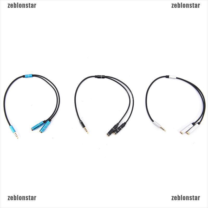 ❤Dây Cáp Nối Tai Nghe Và mic 3.5mm Cho Điện Thoại