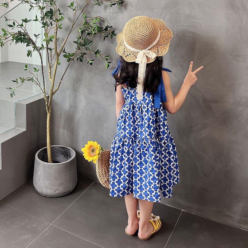 Đầm Yếm Kiểu Hàn Quốc Thiết Kế Dễ Thương Cho Bé Gái