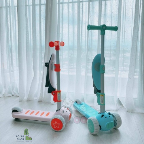 [Chính Hãng] Xe scooter con heo , scooter heo umoo , xe trượt scooter 3 bánh hình con heo cực dễ thương