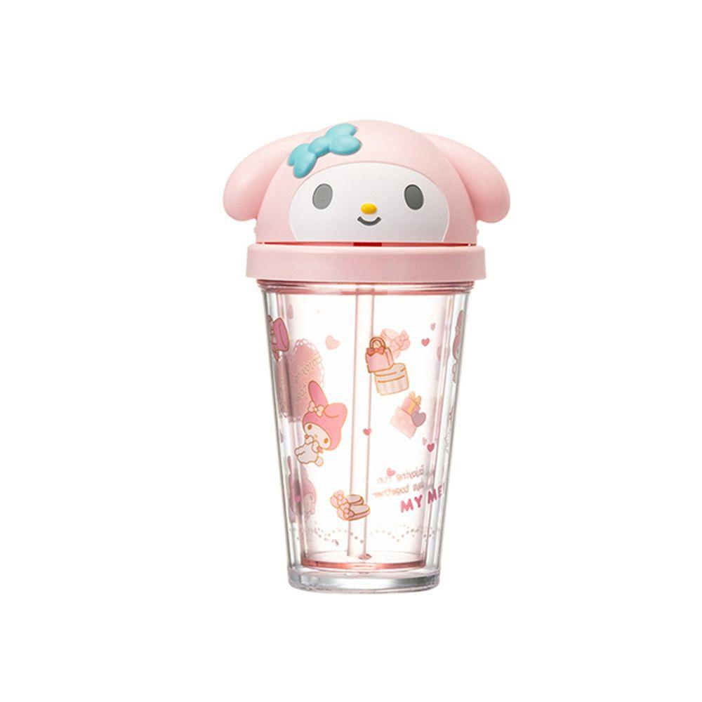 Bình Đựng Nước Bằng Nhựa 320ML Chống Rò Rỉ Họa Tiết Hoạt Hình Anime My Melody