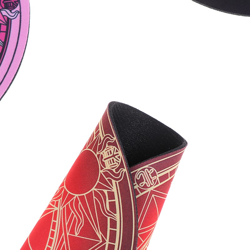 Tấm Lót Chuột Tròn Bằng Nhựa PC Mềm Dày Dặn Dễ Thương