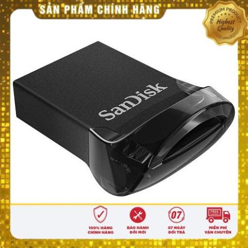 (giá khai trương) USB 3.1 SanDisk CZ430 128GB Ultra Fit Flash Drive tốc độ upto 130MB/s - Tốc độ cao