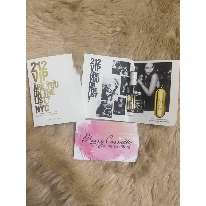 vial mẫu thử nước hoa nam nữ Carolina Herrera Good Girl Legere( guốc trắng)/212 vip/Bad boy 1.5ml