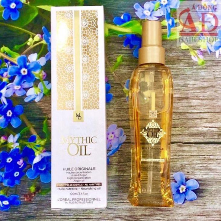 Serum tinh dầu dưỡng tóc L'oreal Mythic oil Nourishing oil for all hair types 100ml - chính hãng