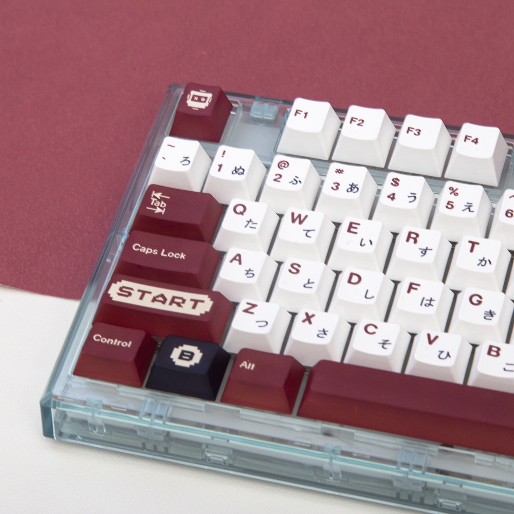 140 Phím FC Keycaps Cherry Profile Retro Video Game PBT DYE SUB Bàn phím cơ học Keycap