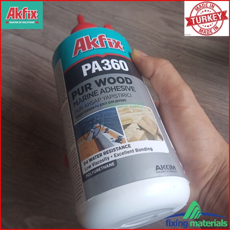 Akfix PA360 PUR Wood- Keo dán gỗ PU dạng lỏng (Kháng nước cấp độ D4, khô nhanh, chuyên dùng ngoài trời)